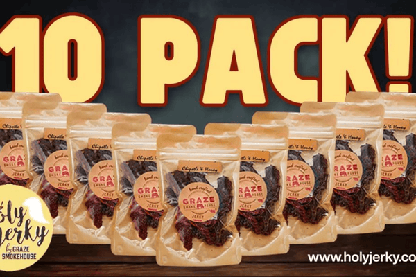 10 MINI JERKY BAGS - Graze jerky
