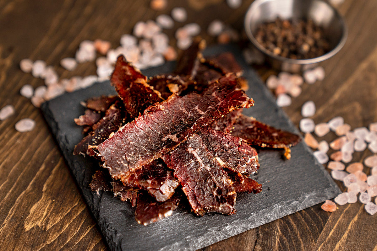 Kosher Dry Aged Brisket Holy Jerky Graze jerky