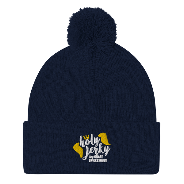 HJ pompom beanie - Graze jerky