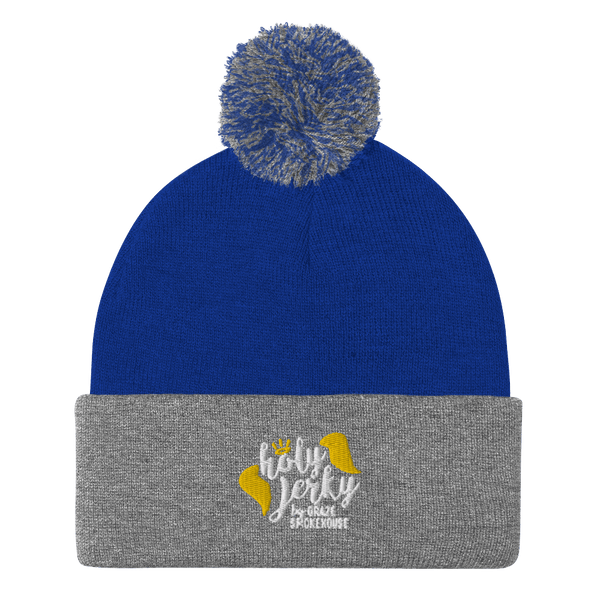 HJ pompom beanie - Graze jerky
