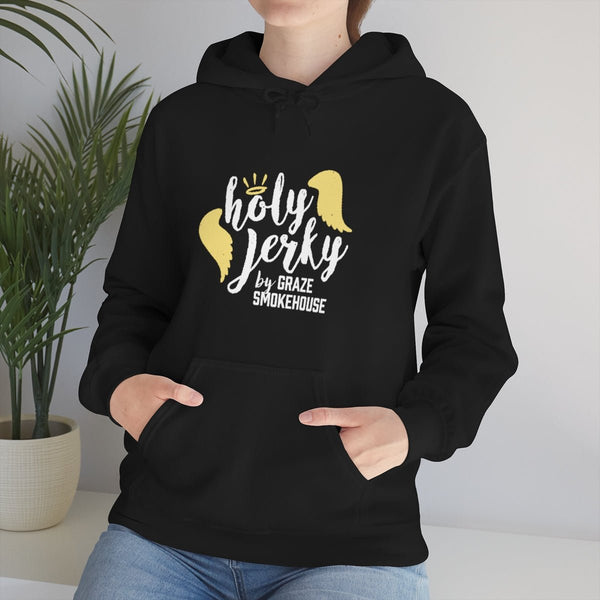 HOLY JERKY HOODIE BLACK - Graze jerky