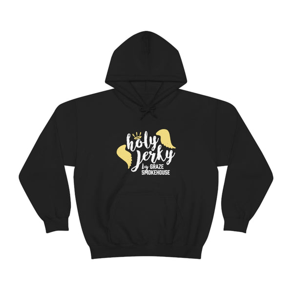 HOLY JERKY HOODIE BLACK - Graze jerky