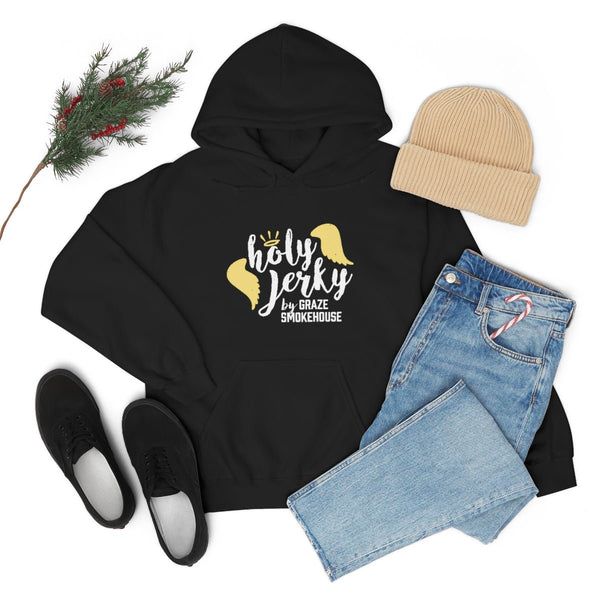 HOLY JERKY HOODIE BLACK - Graze jerky
