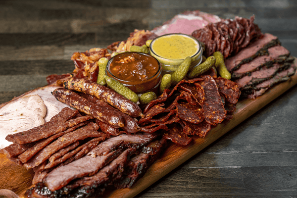 SMOKED MEATS & CHARCUTERIE COMBO BOARD - Graze jerky