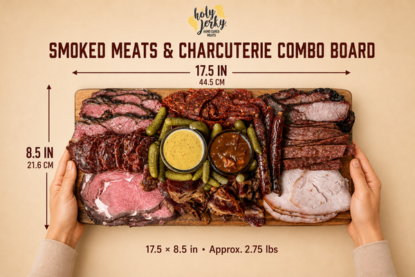 SMOKED MEATS & CHARCUTERIE COMBO BOARD