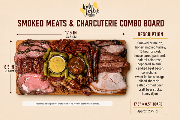 SMOKED MEATS & CHARCUTERIE COMBO BOARD