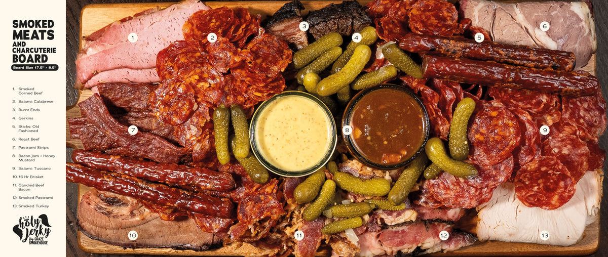 SMOKED MEATS & CHARCUTERIE COMBO BOARD