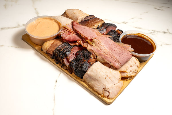 SMOKED MEAT SAMPLER BOARD