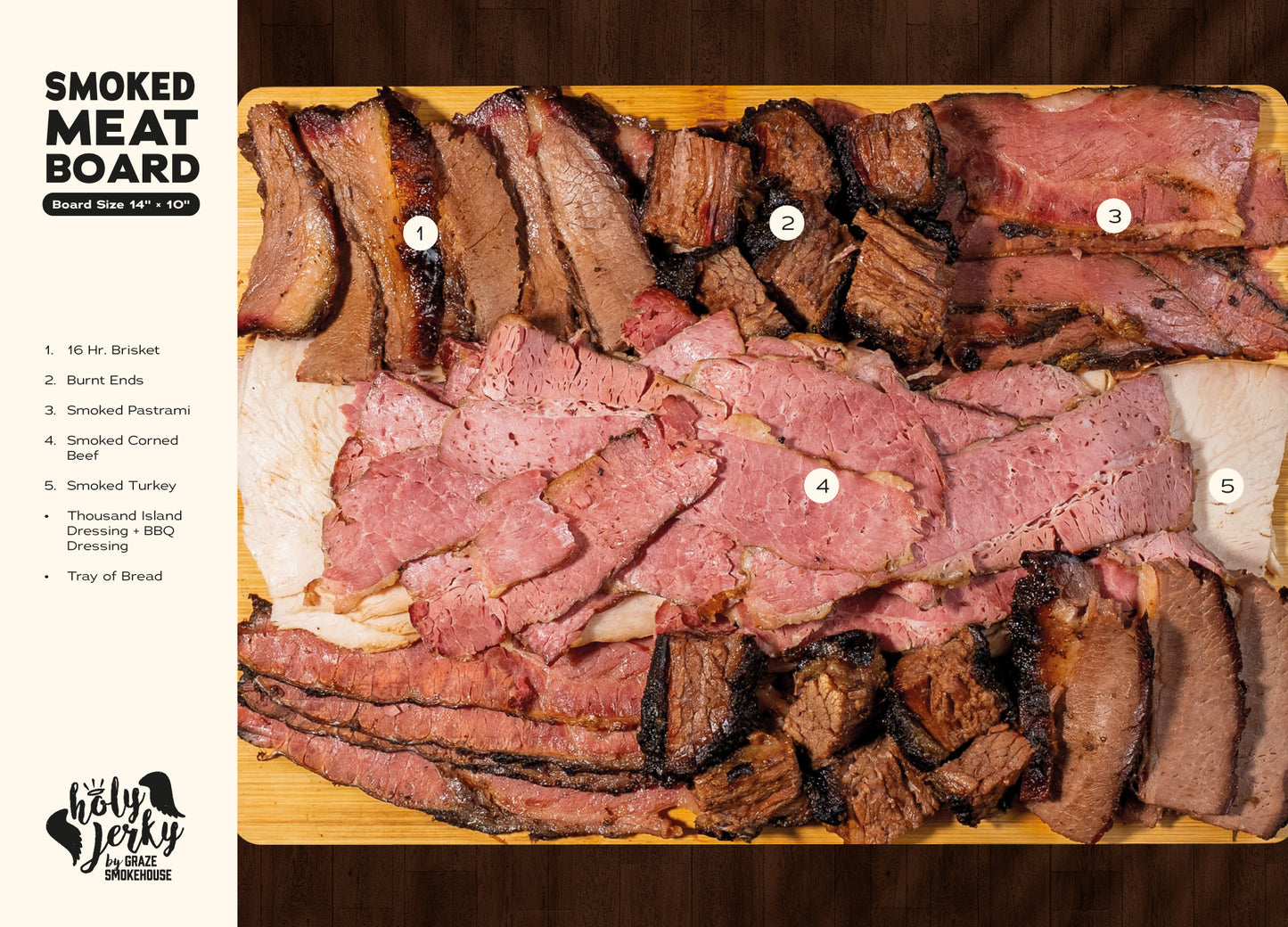 SMOKED MEAT SAMPLER BOARD