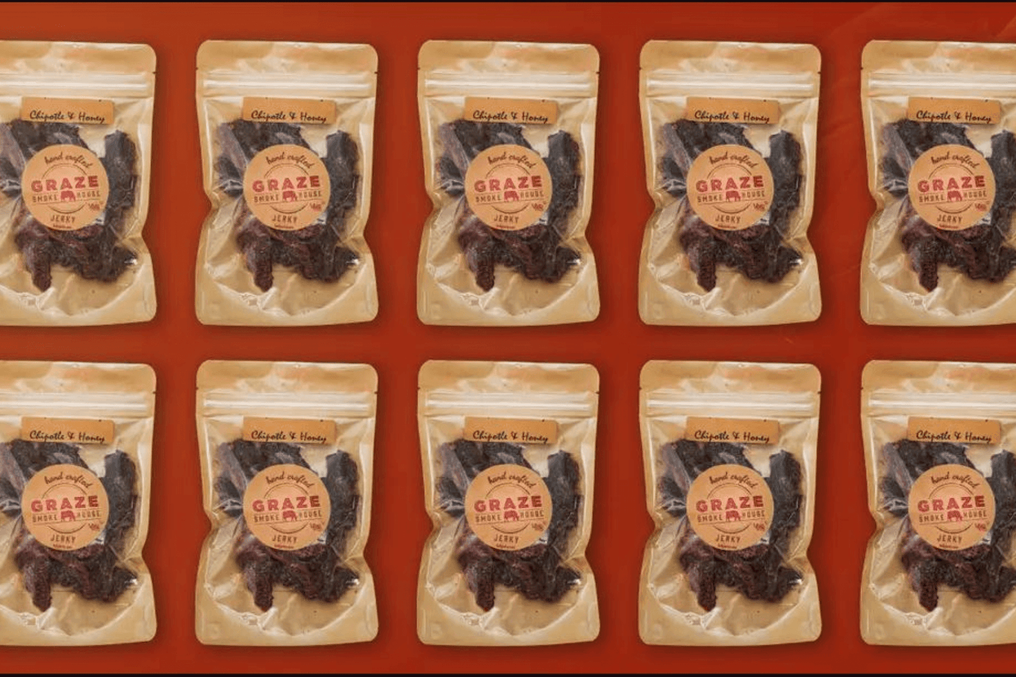 10 MINI JERKY BAGS - Graze jerky