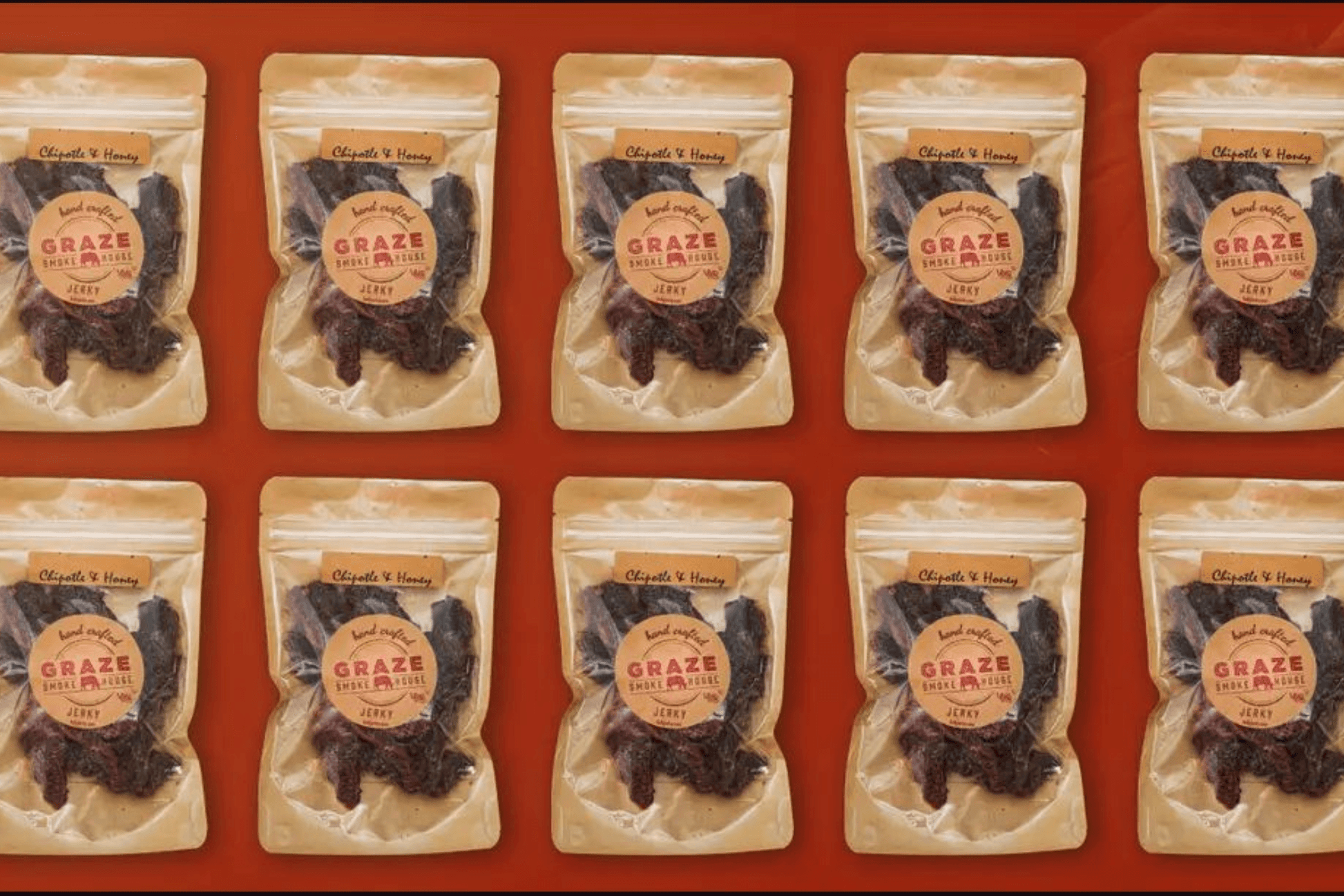 10 MINI JERKY BAGS - Graze jerky