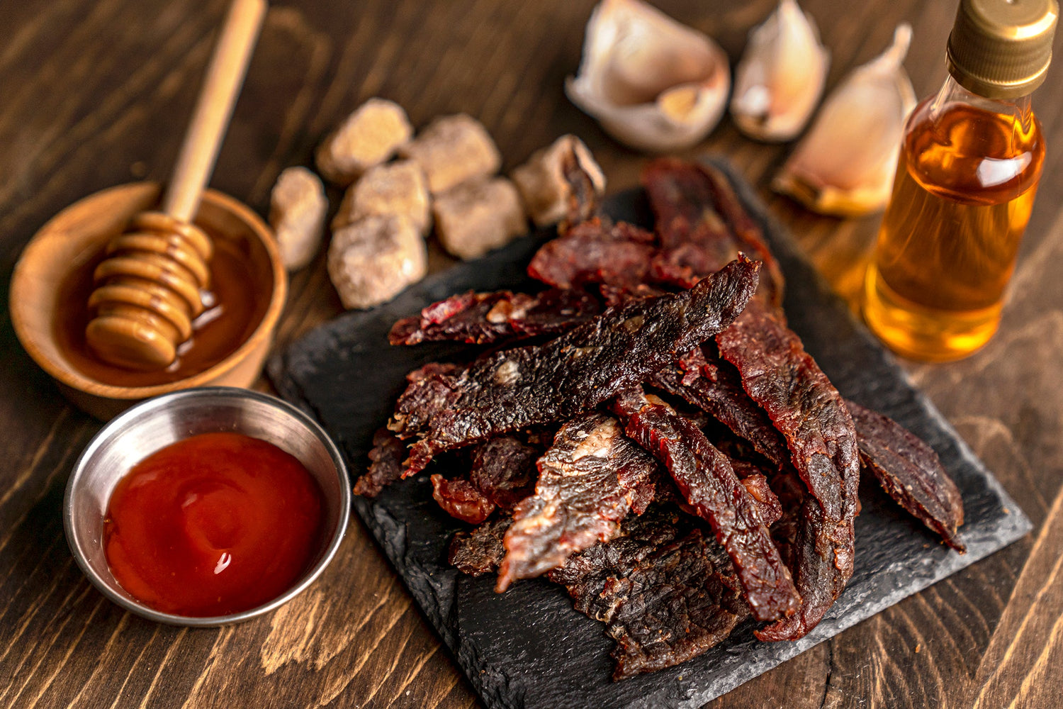 BOURBON BBQ JERKY (1/4 lb.) - Graze jerky