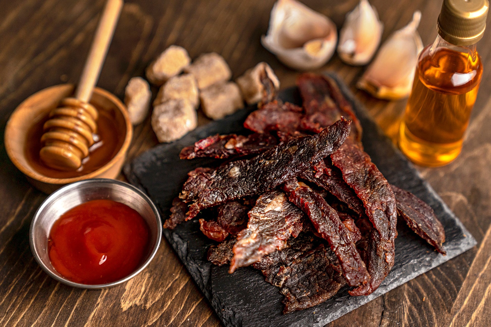BOURBON BBQ JERKY (1/4 lb.) - Graze jerky