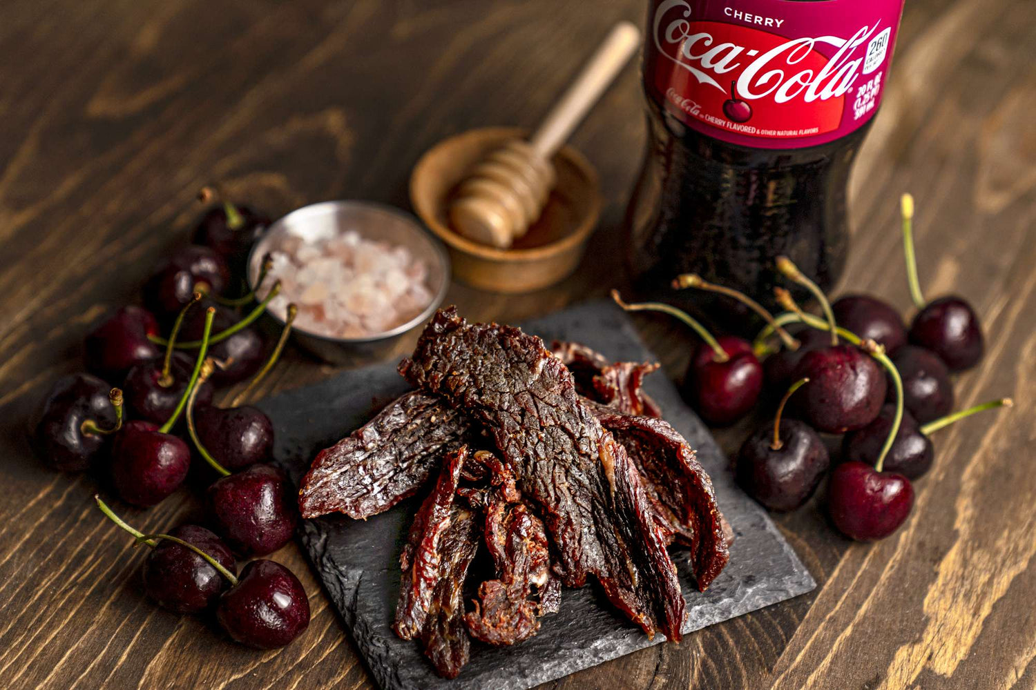 CHERRY COLA JERKY (1/4 lb.) - Graze jerky