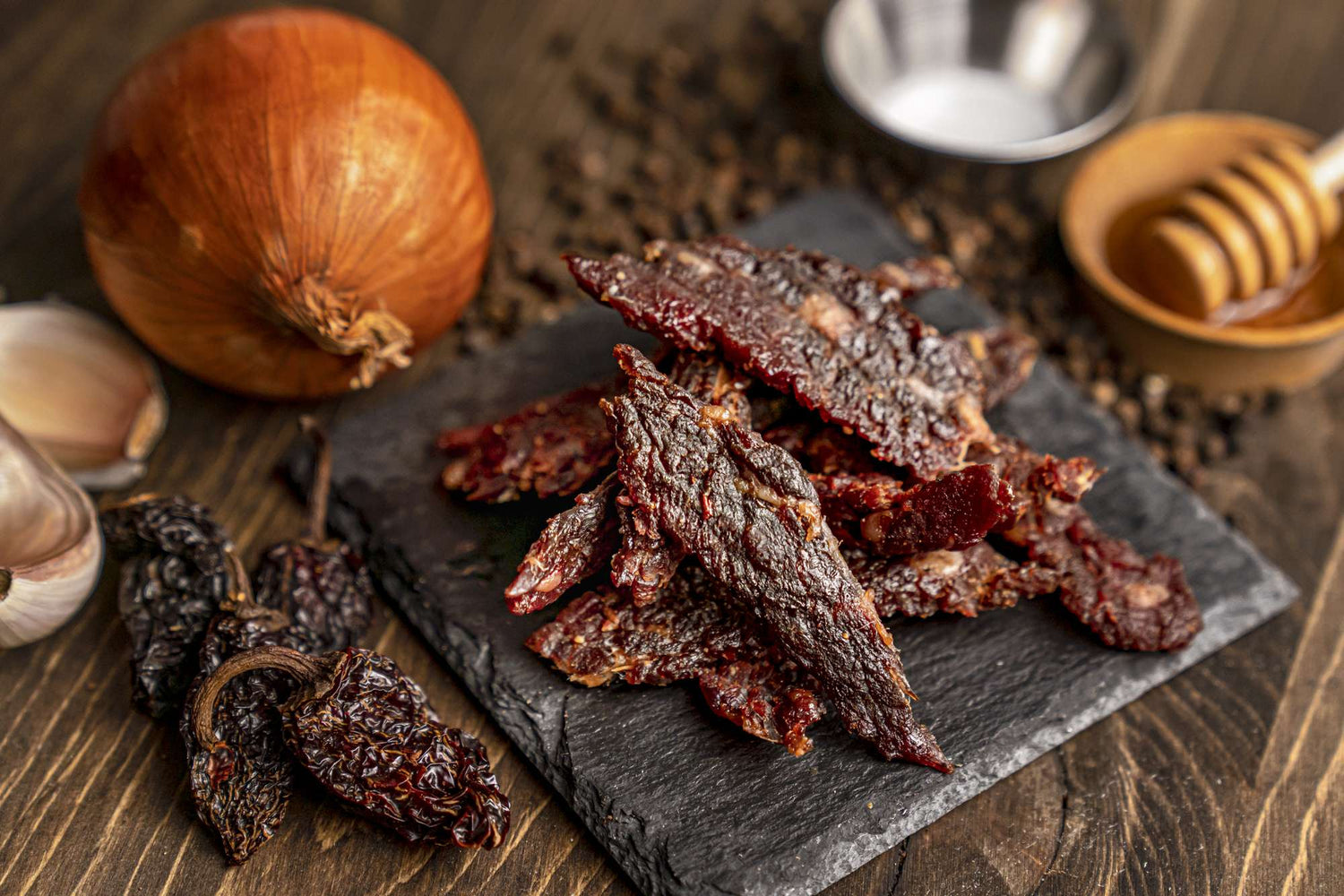 CHIPOTLE & HONEY JERKY (1/4 lb.) - Graze jerky