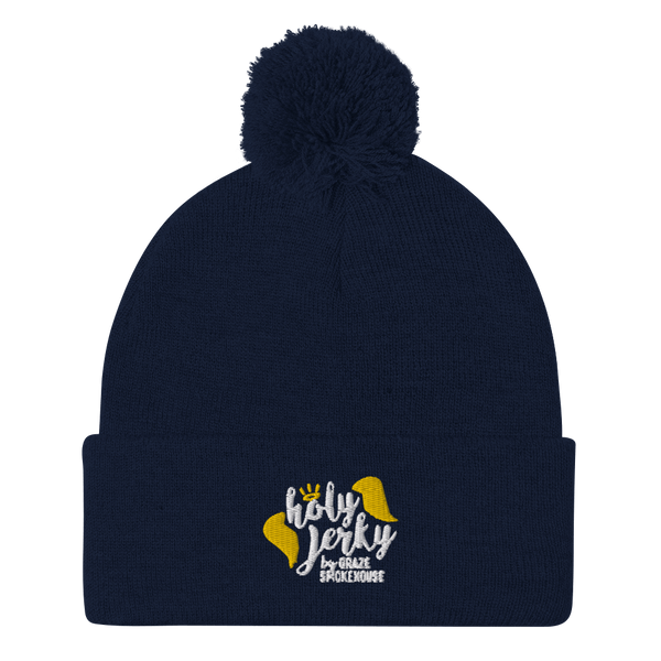 HJ pompom beanie - Graze jerky