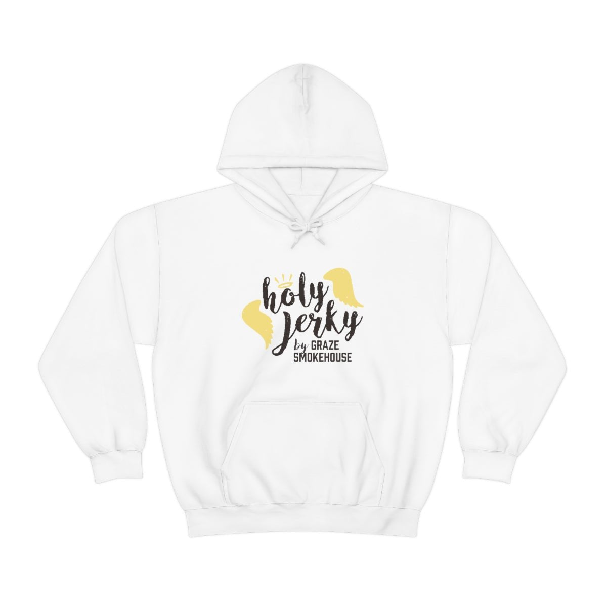 Holy Jerky Hoodie White - Graze jerky