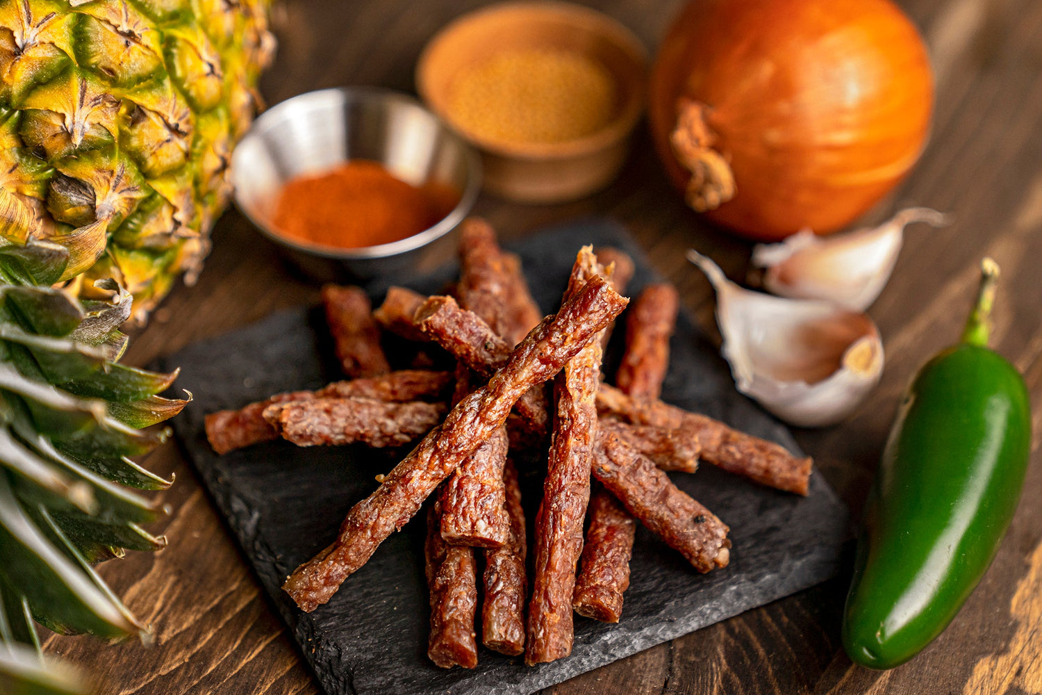 JALAPEÑO DRIED SAUSAGE STICKS (1/4 lb.) - Graze jerky