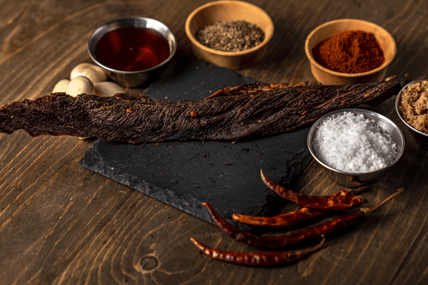 SPICY BILTONG SLAB - Graze jerky