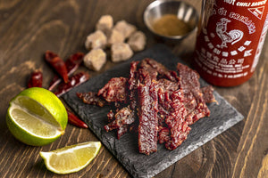 SRIRACHA LIME JERKY (1/4 lb.) - Graze jerky